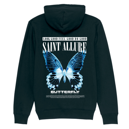 Butterfly Stencil Hoodie Back