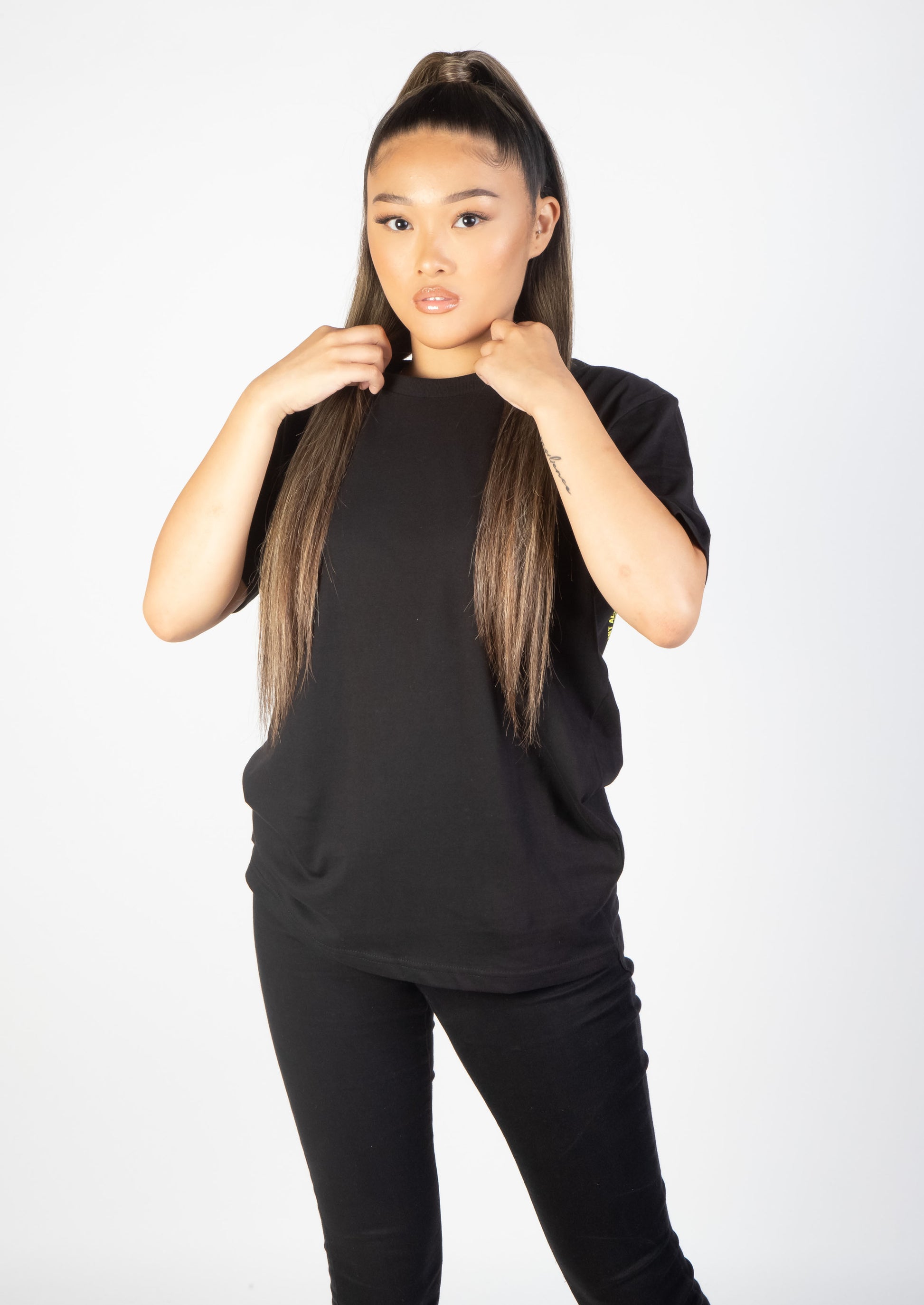 Gradient Back Print T-Shirt